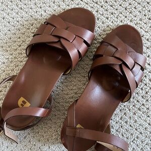 Bared brand leather sandals, worn less than 5 times